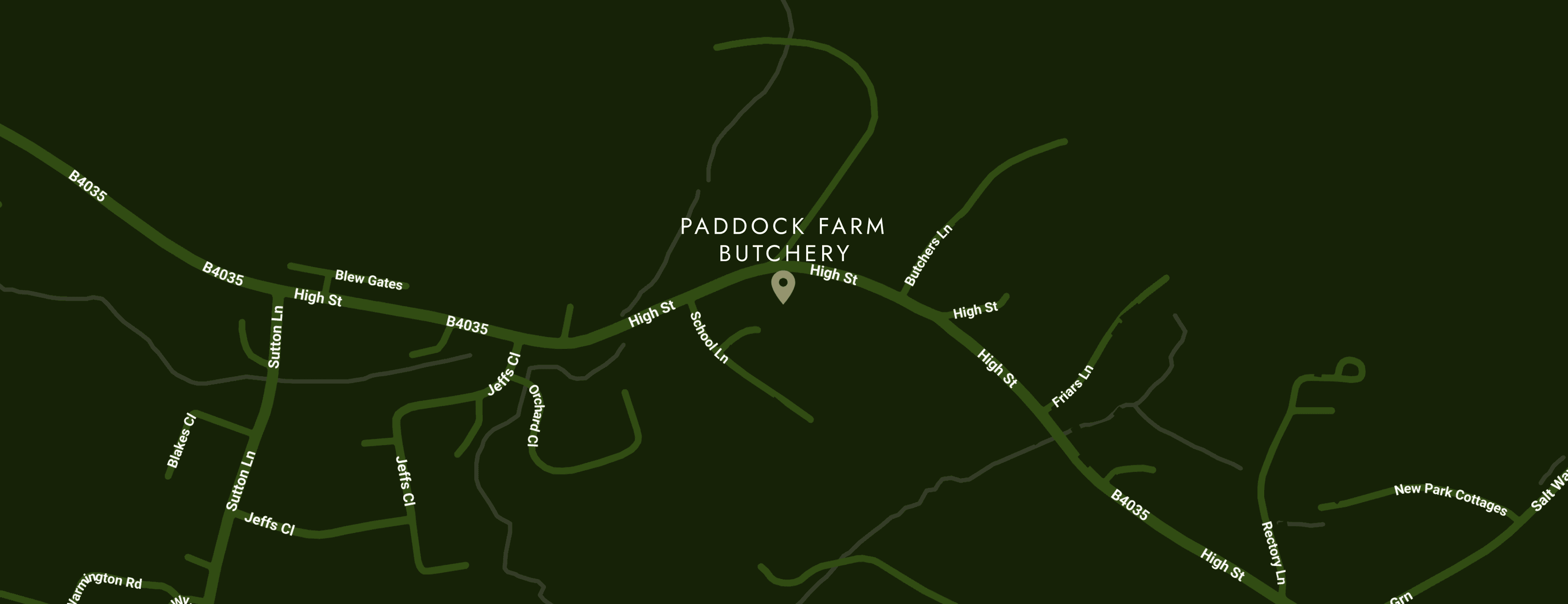 Paddock Farm map